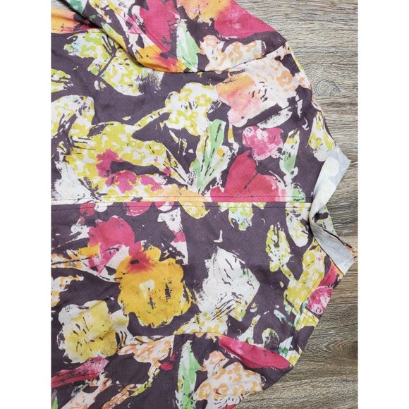 Gregory Parkinson Multicolor Boho Patchwork Deconstructed Hippie Jacket Womens L - Picture 10 of 11